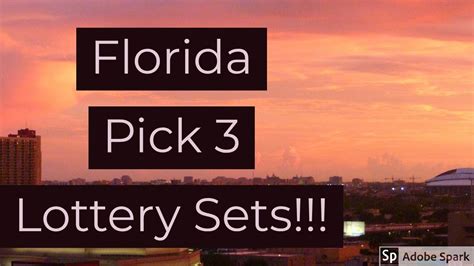 Evening pick 3 florida - View the drawings for Florida Lotto, Mega Millions, Cash4Life, Powerball, Jackpot Triple Play, Cash Pop, Fantasy 5, Pick 5, Pick 4, Pick 3, and Pick 2 on the Florida Lottery's official YouTube page. Watch Commitment to Education More than $45 Billion and Counting! 